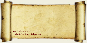 Angelina Joković vizit kartica